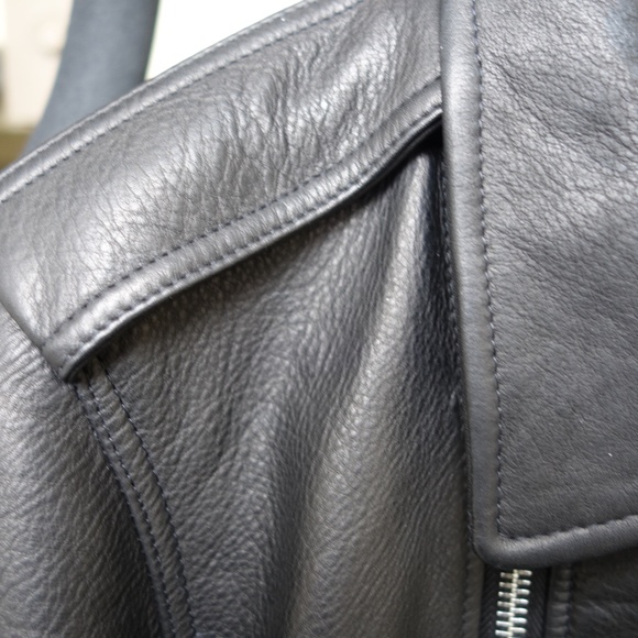 Rick Owens 2014 Stooges Heavy Calf Leather Jacket LCW - Picture 9 of 15